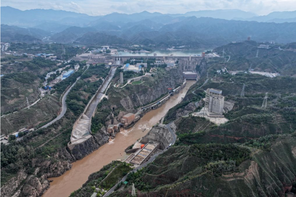 刘家峡水库加大出库流量 助力黄河上中游水库排沙