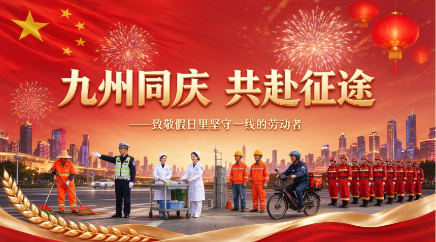 九州同庆 共赴征途 ——致敬假日里坚守一线的劳动者